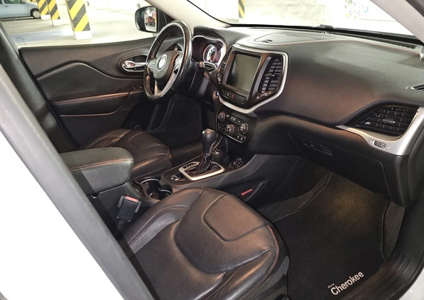 Jeep Cherokee cena 77400 przebieg: 99850, rok produkcji 2015 z Warszawa małe 56